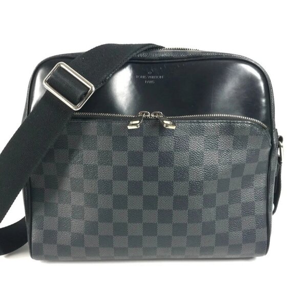 LOUIS VUITTON N41408 Damier Graphite Dayton PM Dayton PM Crossbody Shoulder Bag - Picture 1 of 16